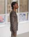 BASERANGE Classic Bamboo Fiber and Cotton Long Sleeve T-Shirt Collection Crew Neck Base Shirt French BAS-TTLS-BLP-AU25-LEOPARD (TOLS-BL-000 TTLS)